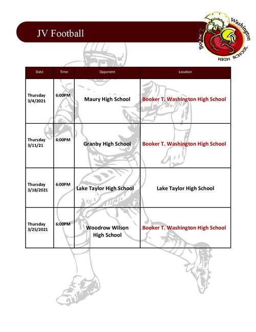 Athletics / Sports Schedules